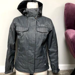 Columbia Omni-tech pinstripe Jacket size XS.